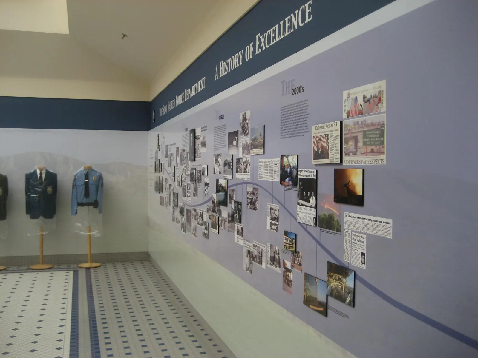 interactive demo room designed for corporate presentations